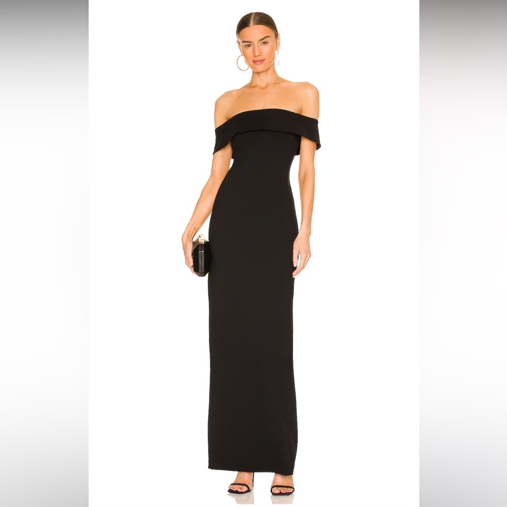 Lovers and Friends  Galleria Gown in Black XXS fits XS